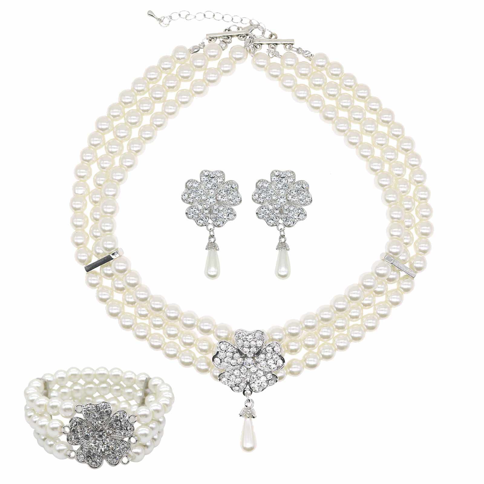 1920s1950s Imitation Pearl Nec - Pearl Trim Chain recension och pris