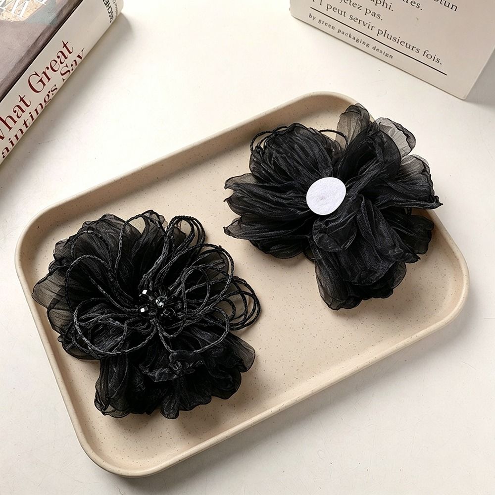 Organza Fabric Flower Patch Cr - Applique Patch Flower recension och pris