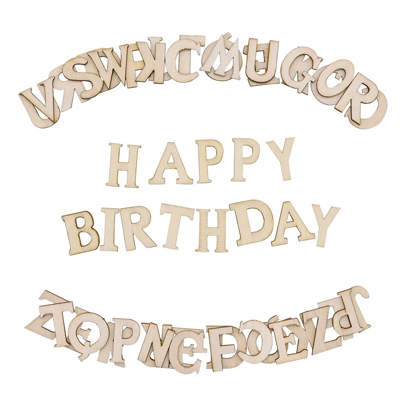 100pcs Letters Wooden Alphabet - Embellish Craft recension och pris