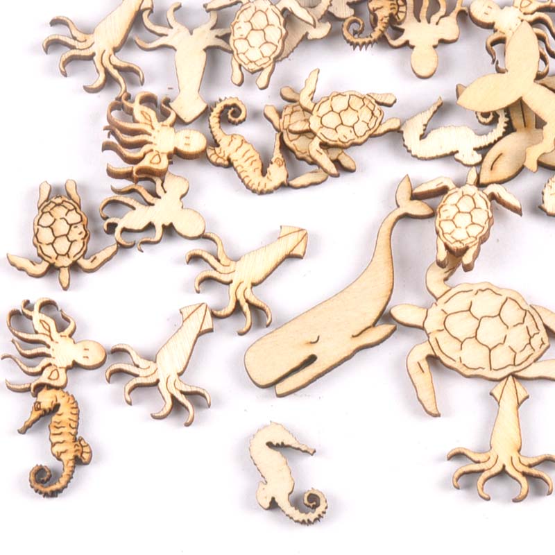 20Pcs 25-40mm Sea Turtle/horse - Embellish Craft recension och pris