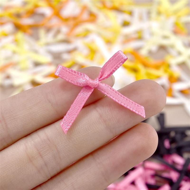 100Pcs 3mm Ribbons Mini Satin  - Embellishments For Scrapbooking recension och pris