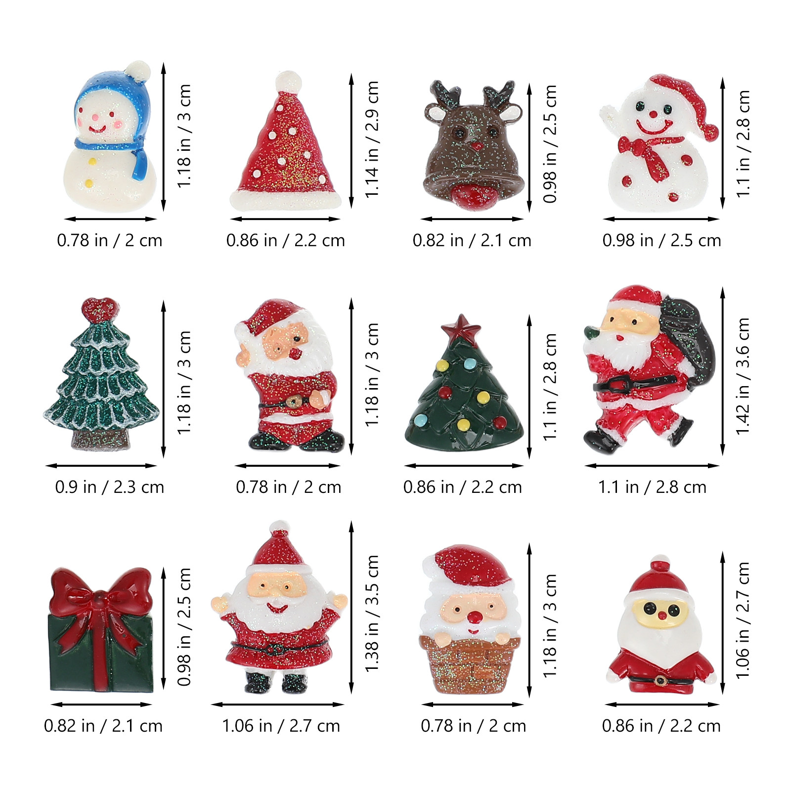 50 PCS Embellishment Christmas - Embellish Craft recension och pris