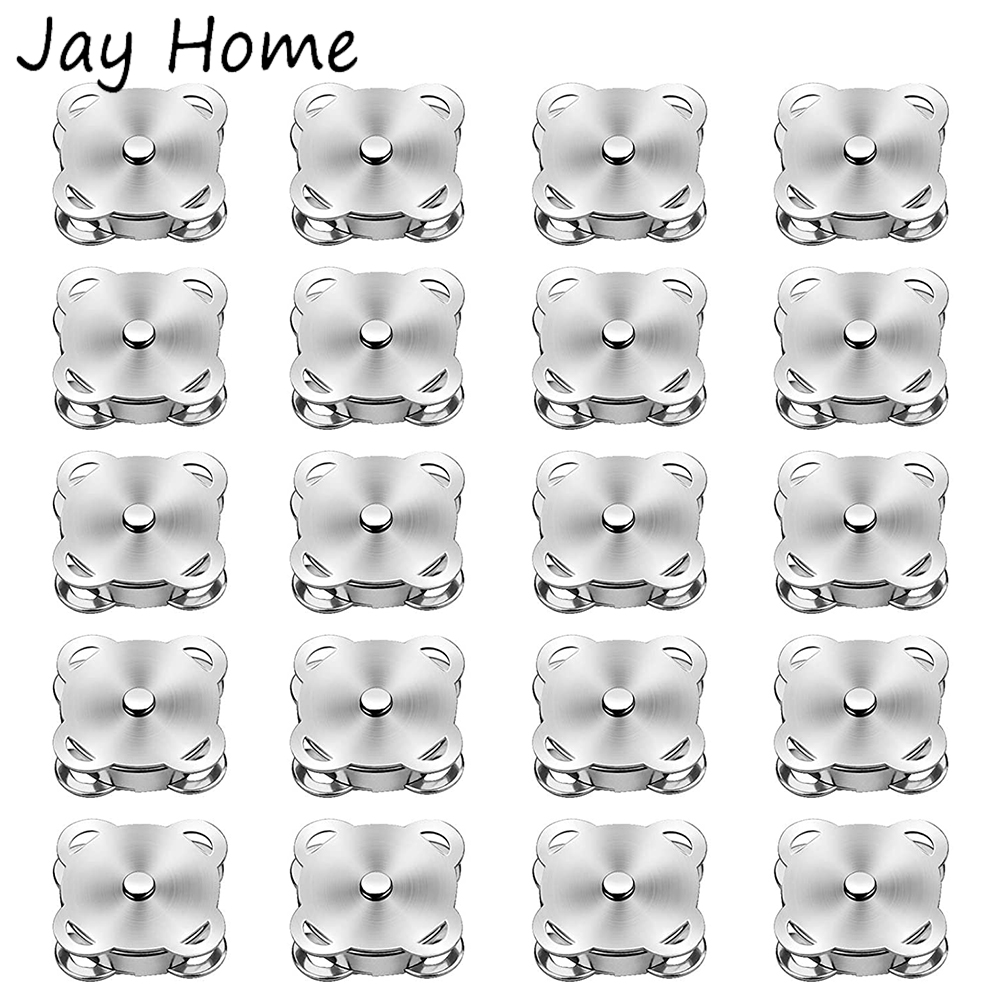 20 Sets Magnetic Button Metal  - Iron On Stud Set recension och pris