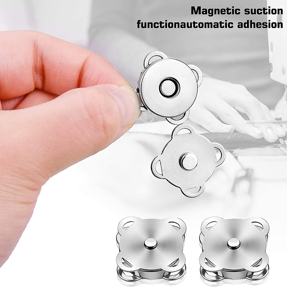 20 Sets Magnetic Button Metal  - Iron On Stud Set recension och pris