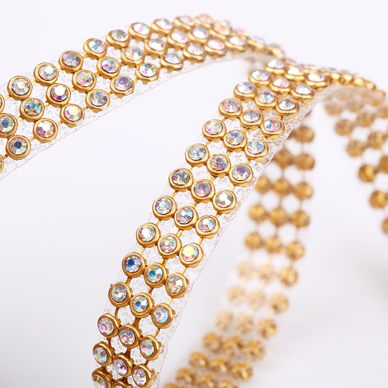 10rows Clear Crystal AB Rhines - Hotfix Rhinestone Sheet recension och pris