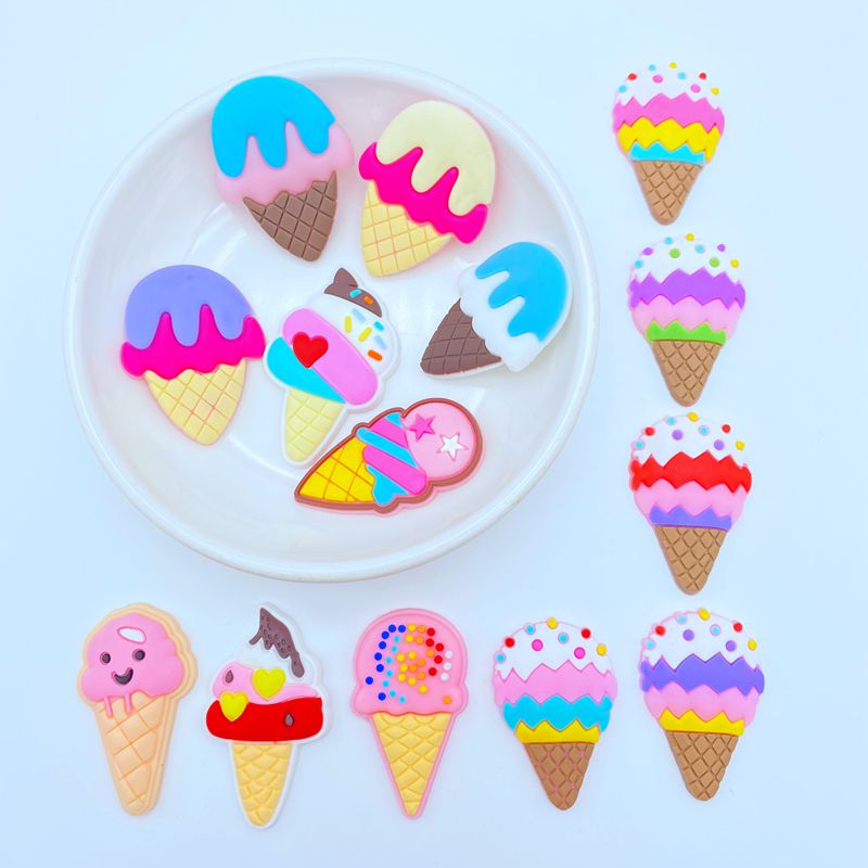 10/20pcs Cute Ice Cream Series - Embellishment Glue Craft recension och pris