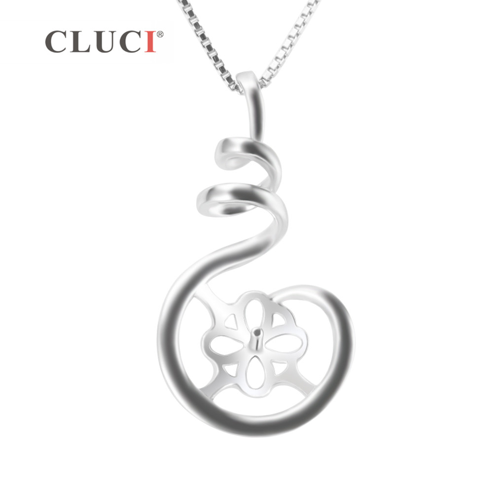 CLUCI 925 Sterling Silver Pend - Pearl Trim Chain recension och pris