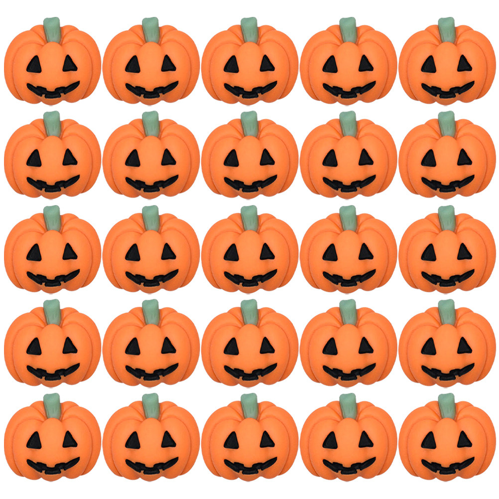 50Pcs Mini Resin Pumpkin Charm - Embellish Craft recension och pris