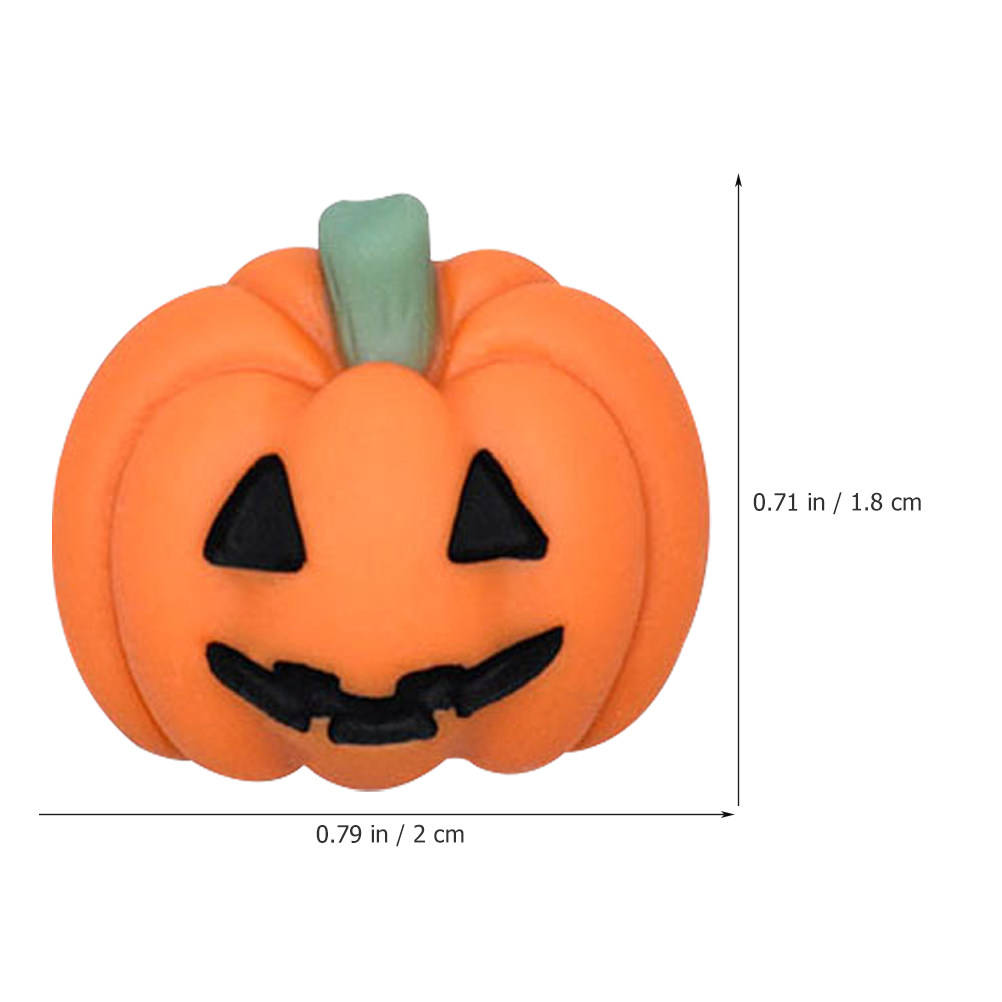 50Pcs Mini Resin Pumpkin Charm - Embellish Craft recension och pris