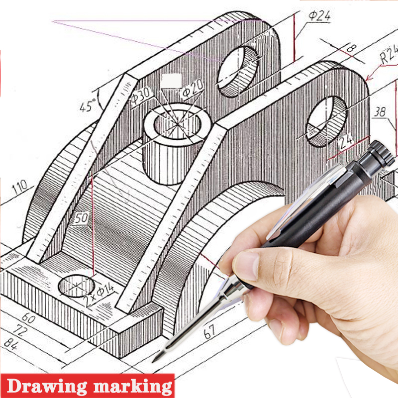 6 Colors Woodworking Automatic - Staedtler Pencil Lumocolor recension och pris